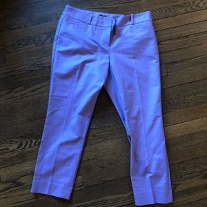 Limited purple crop dress pants